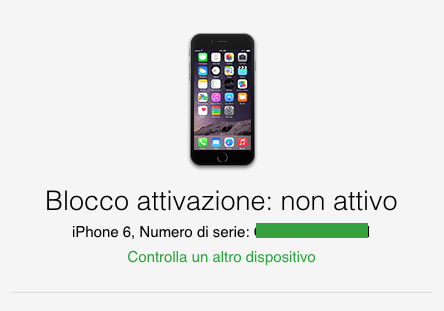 Operazioni preliminari: ricerca IMEI iPhone