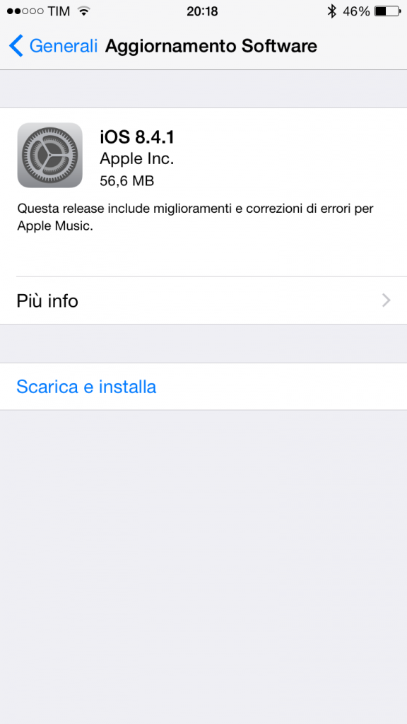 ios 8.4.1 iphone 6