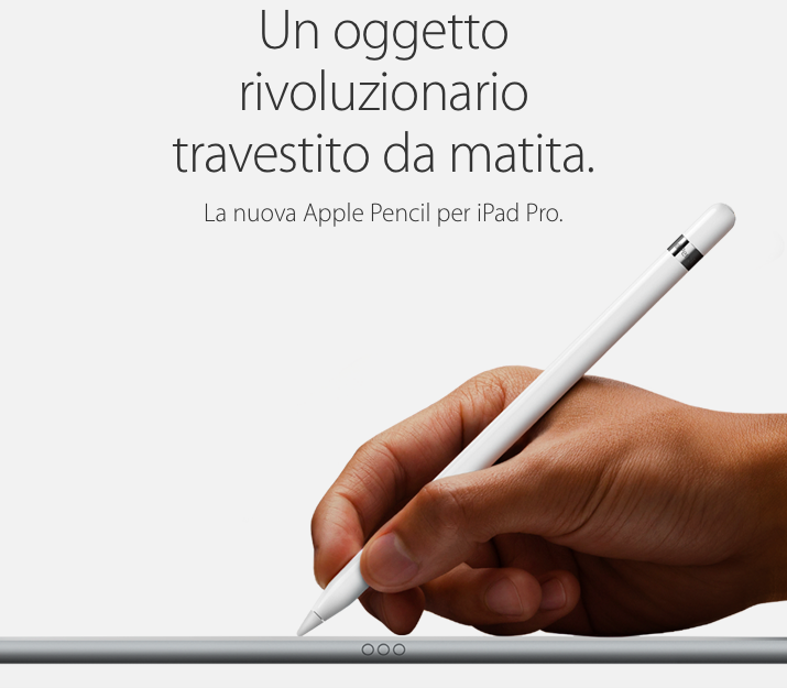 Apple pencil italiano