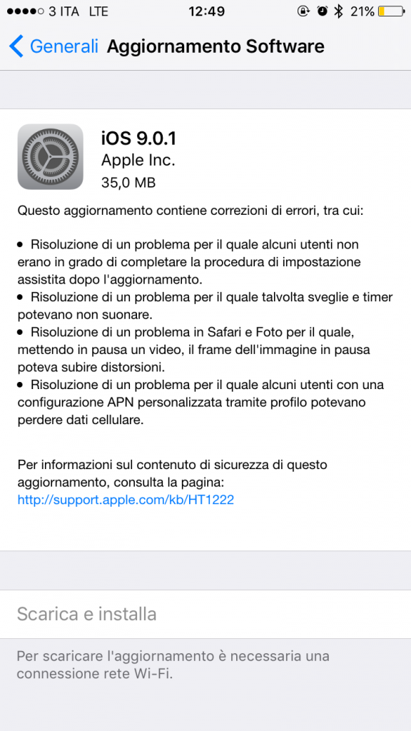 ios 9.0.1 iphone 6